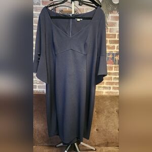 Calvin Klein Navy Long Sleeve Dress